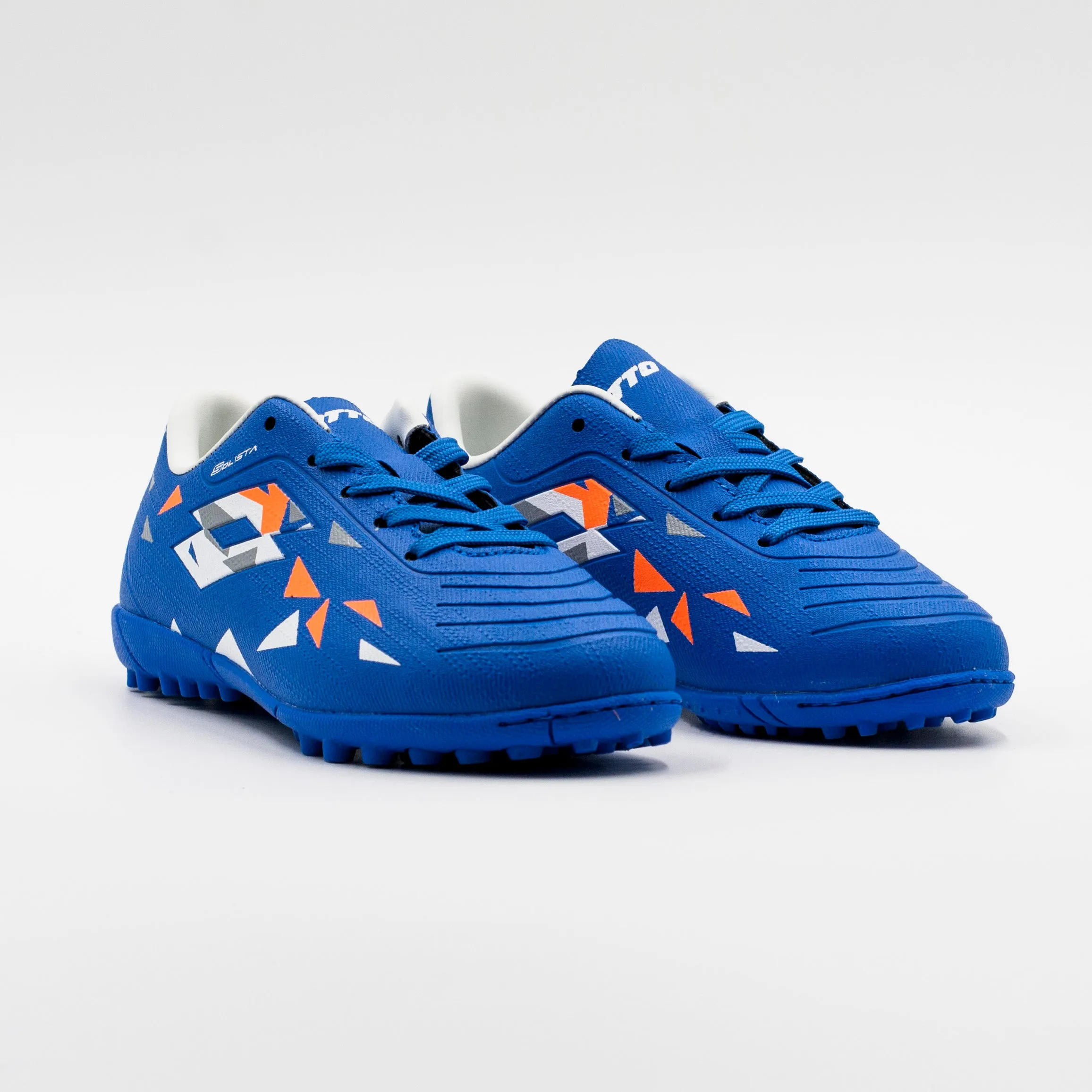 Lotto Baby Con Cordón Azul Blanco Zapatillas Nio Fútbol
