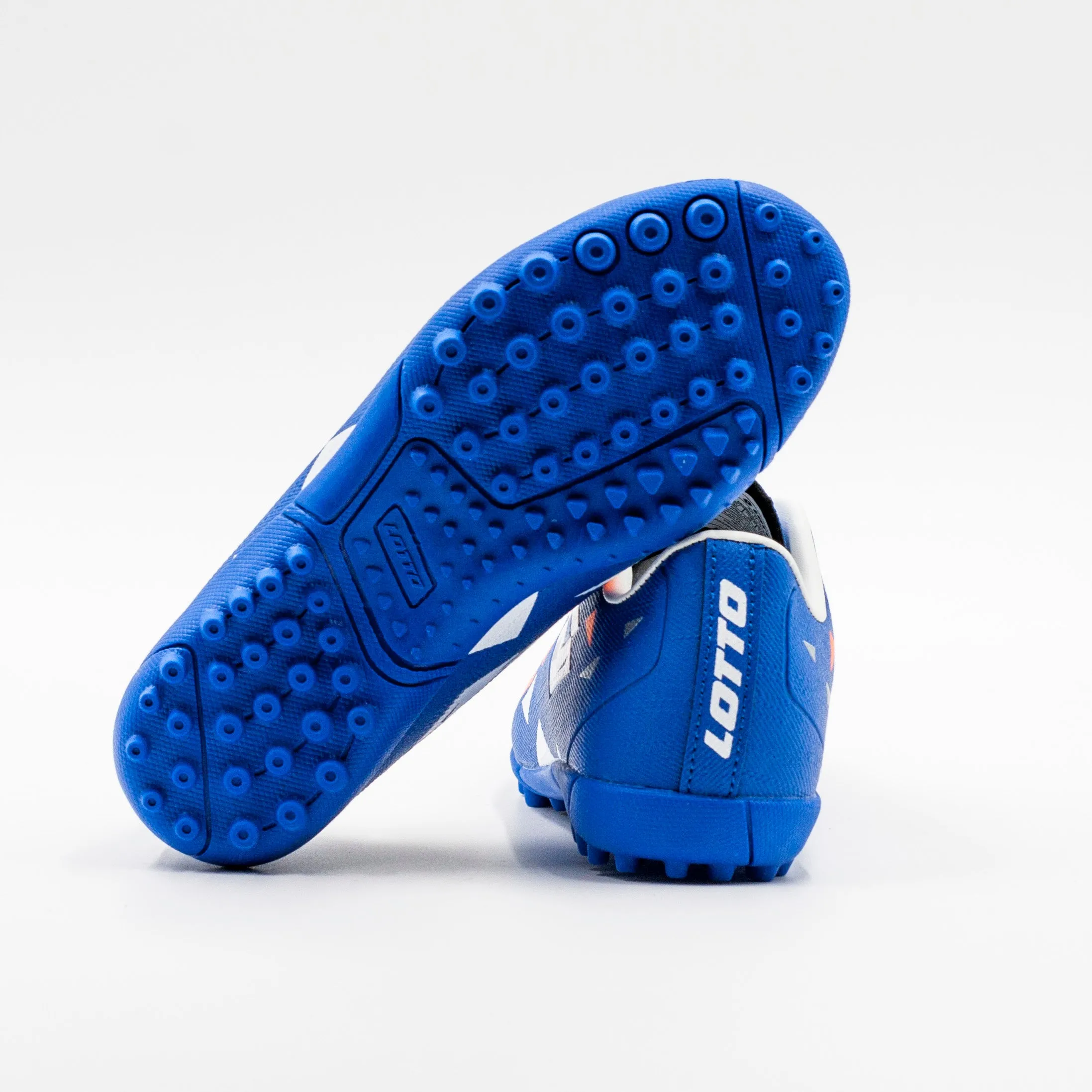 Lotto Baby Con Cordón Azul Blanco Zapatillas Nio Fútbol