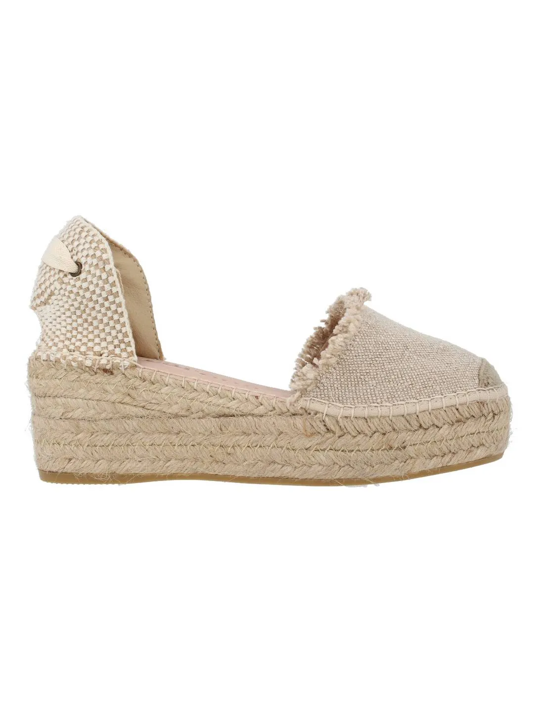 MACARENA  CUñA ESPARTO JAVA 34 BEIGE