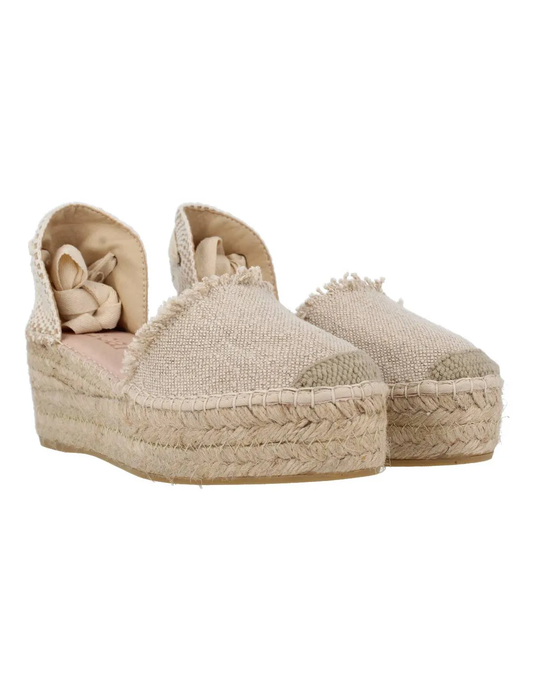 MACARENA  CUñA ESPARTO JAVA 34 BEIGE