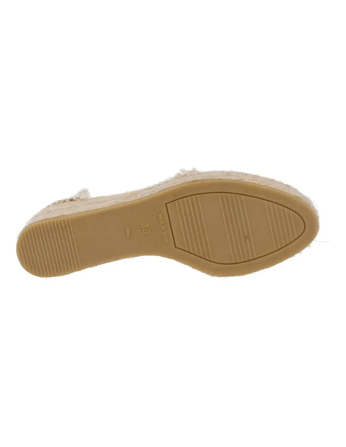 MACARENA  CUñA ESPARTO JAVA 34 BEIGE