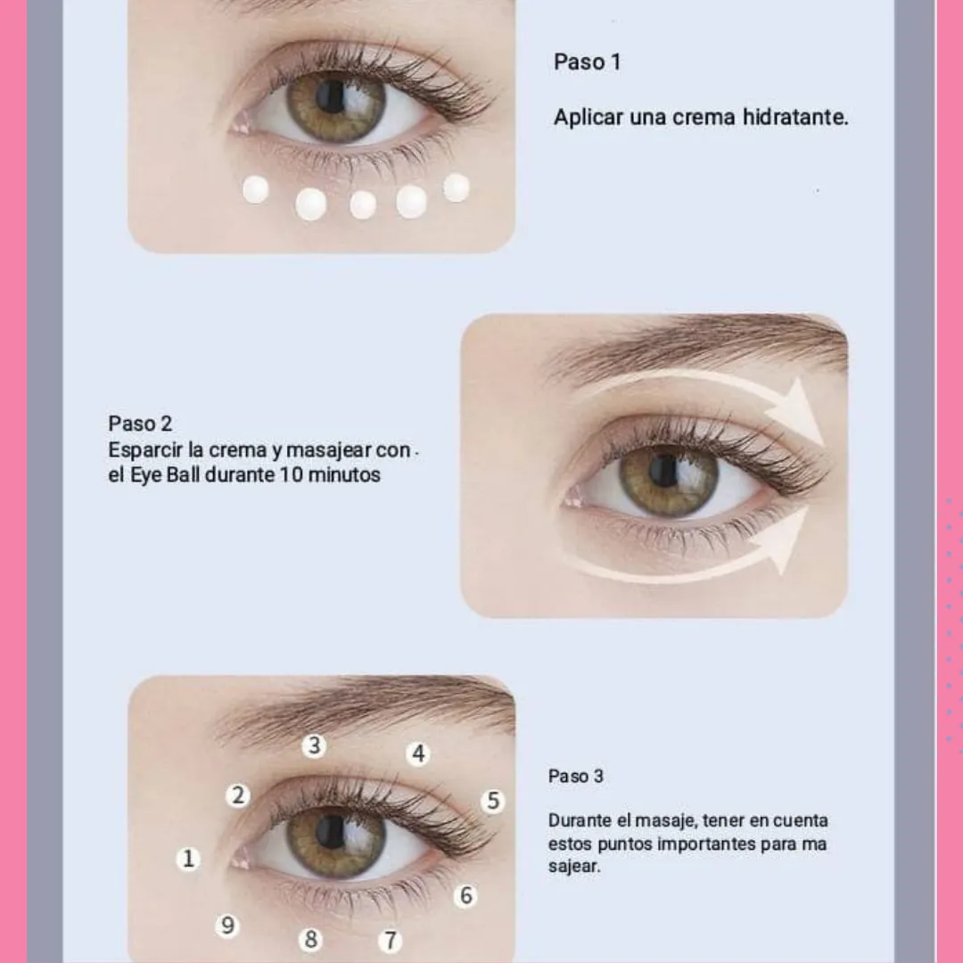 MASAJEADOR CONTORNO DE OJOS  EYE BALL