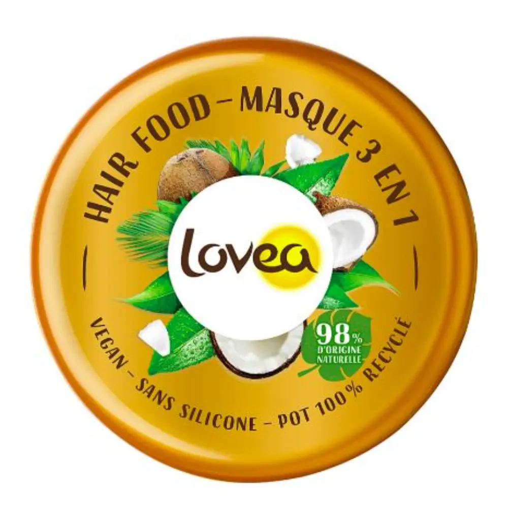 Mascarilla capilar 3 en 1 con coco y té verde para cabello normal o seco 390 ml