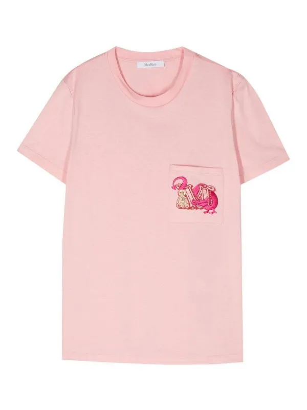 MAX MARA CAMISETA  COLOR CARNE Y NEUTRAL