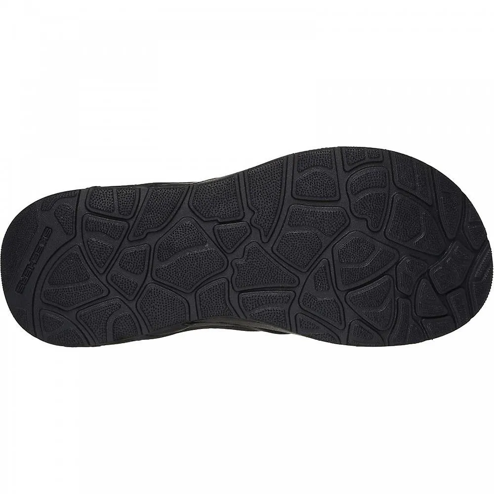 MEN'S SKECHERS PATINO  MARLEE | BLACK | MENS FLIP FLOP SANDALS