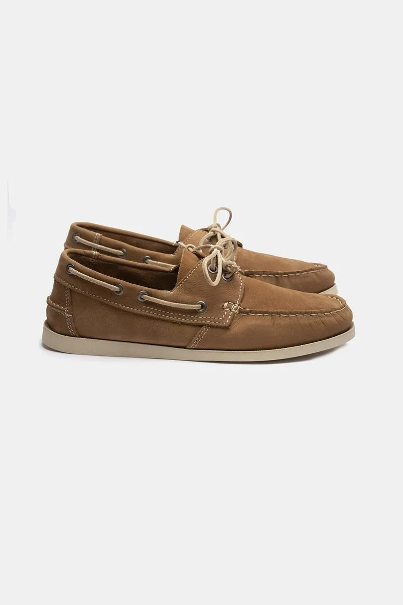 MEWS CLOTHING NAUTICAS DE PIEL BAHRI TAUPE