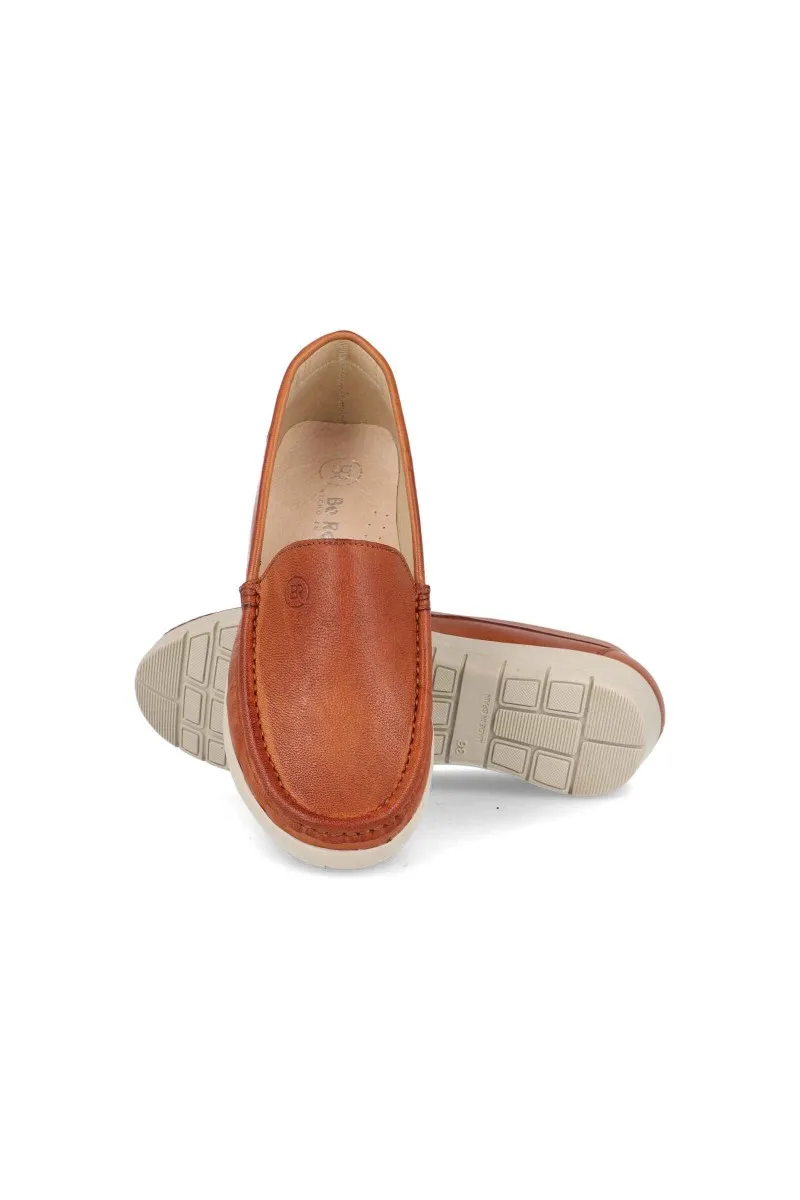 Mocasin de piel Be relax 17001