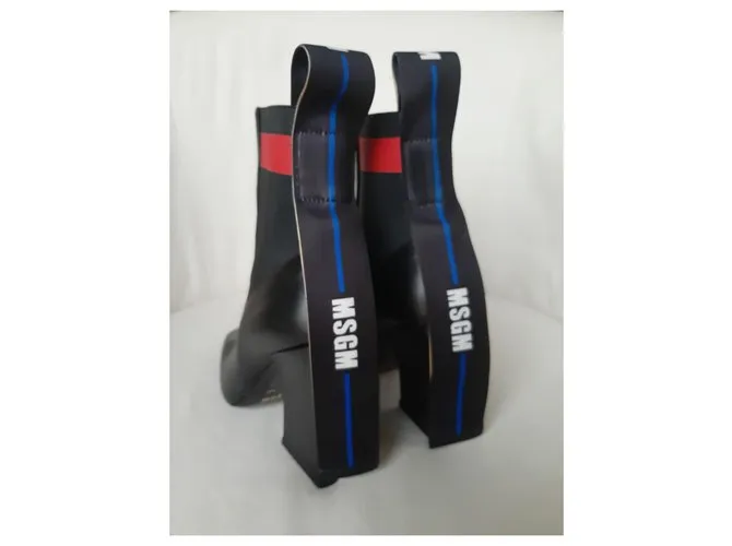 Msgm Botines Negro 
