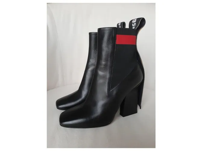Msgm Botines Negro 
