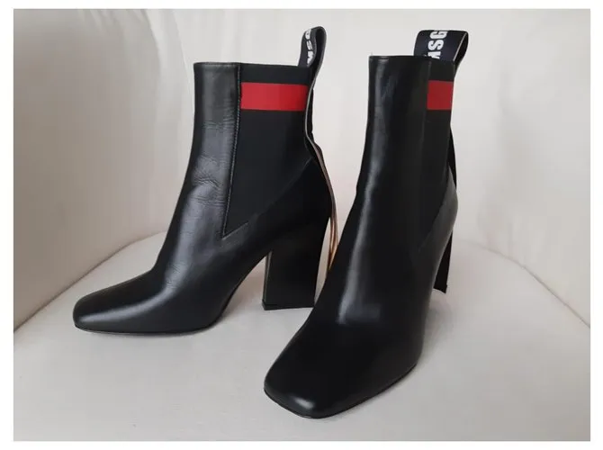 Msgm Botines Negro 