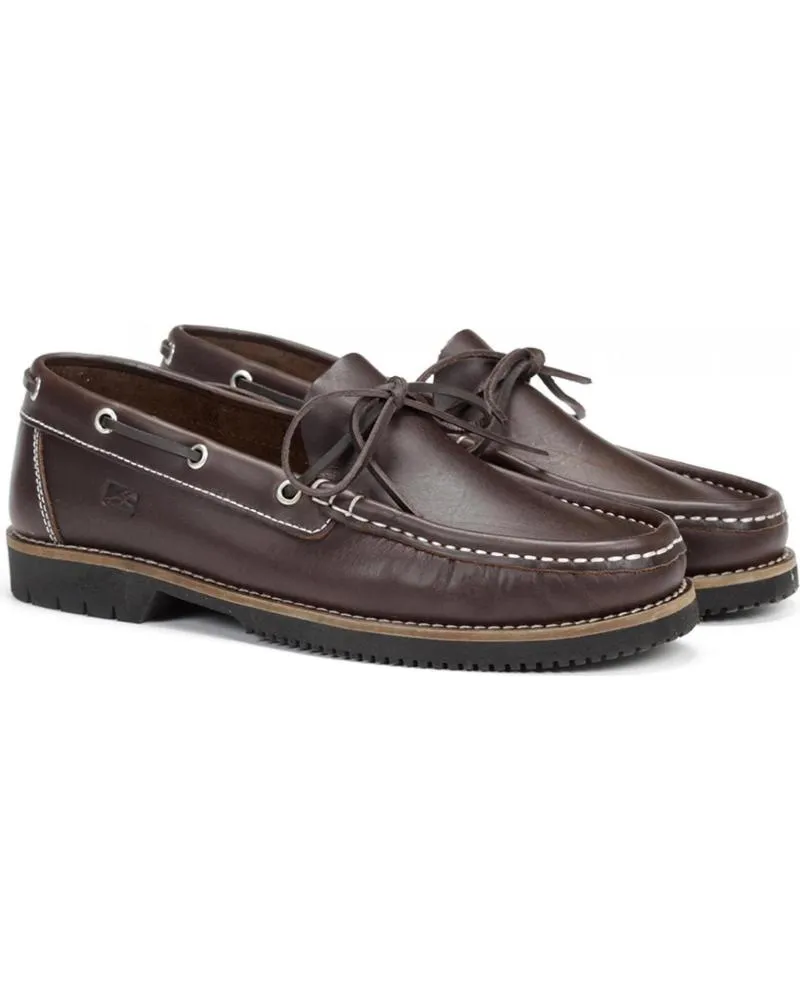 Nauticos de Hombre FLUCHOS NAUTICO 156 ENGRASADO MARRON