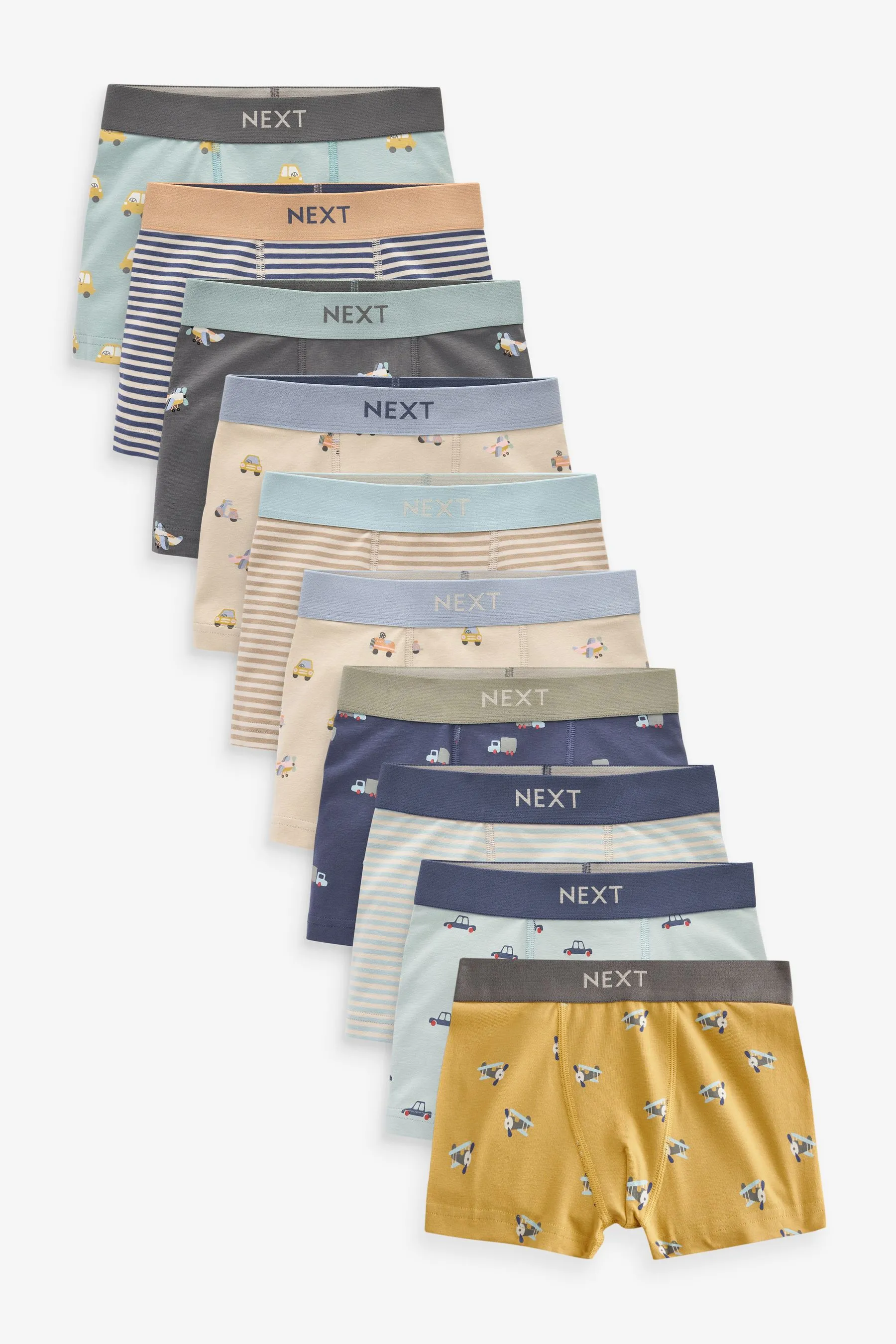 NEUTRAL TRANSPORT PRINT  PACK DE 10 CALZONCILLOS (1,516AñOS)
