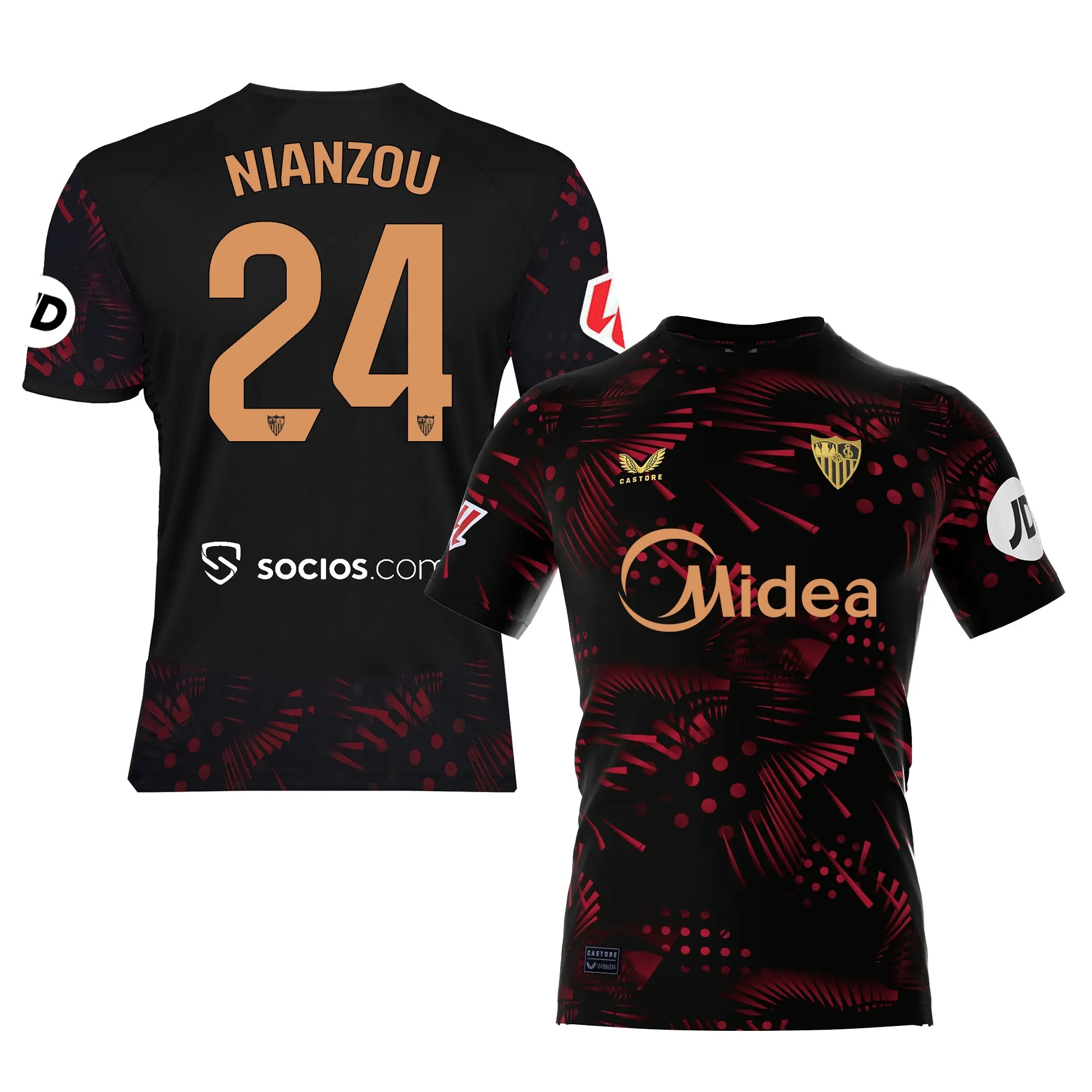 Nianzou Camiseta 3 nio negra 24/25