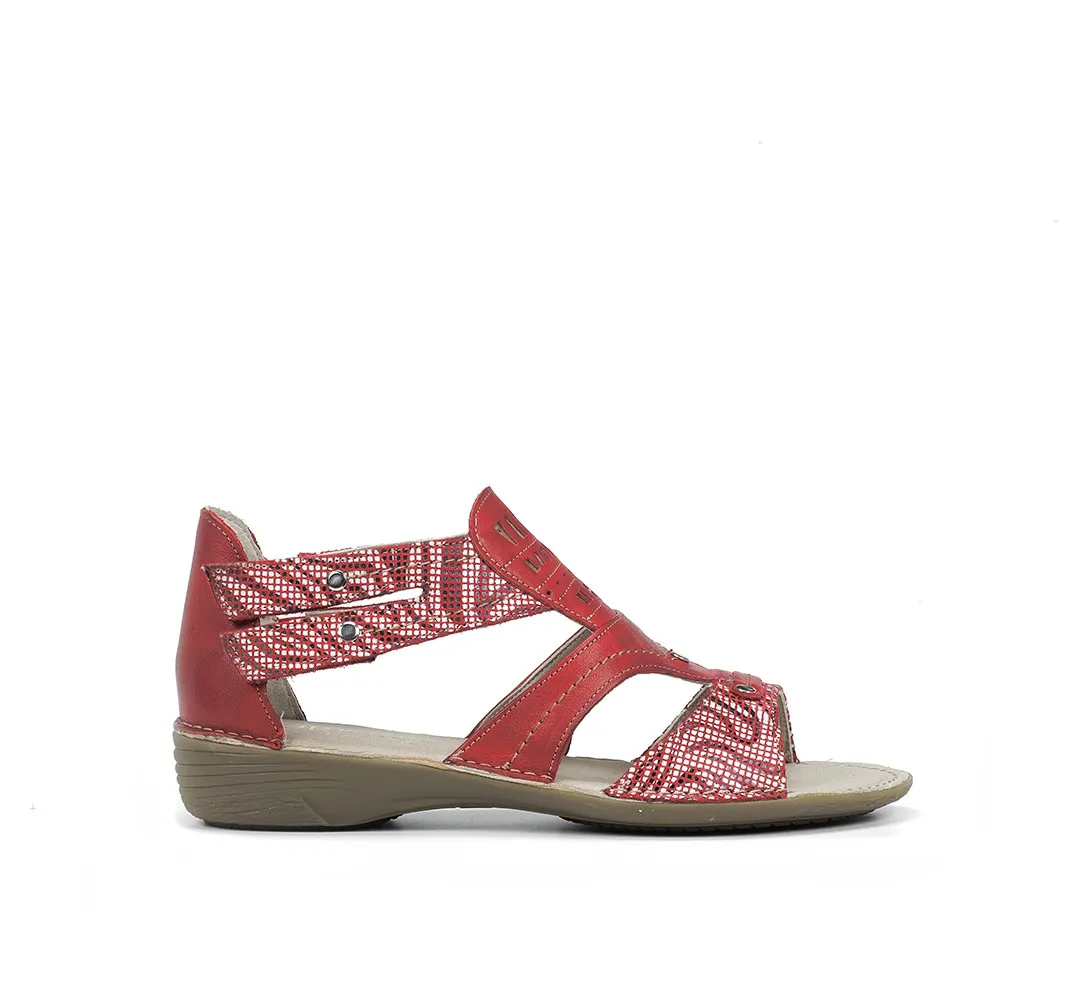 ODA D6769 Sandalia Roja