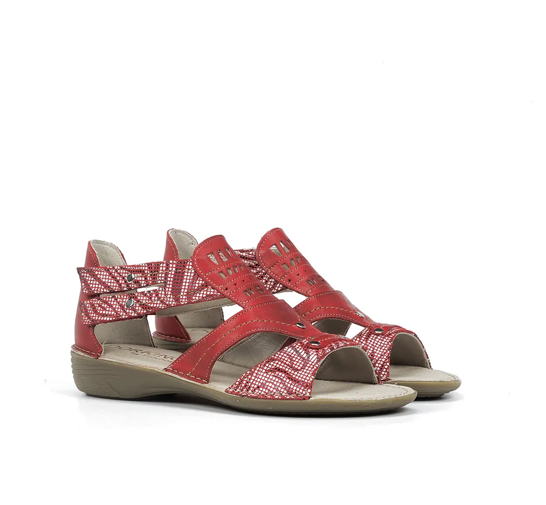 ODA D6769 Sandalia Roja