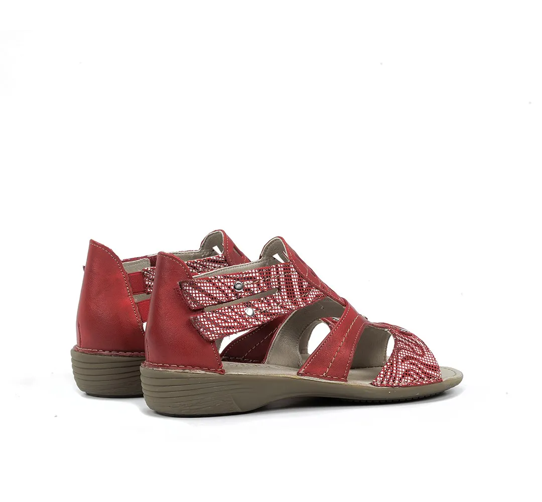 ODA D6769 Sandalia Roja