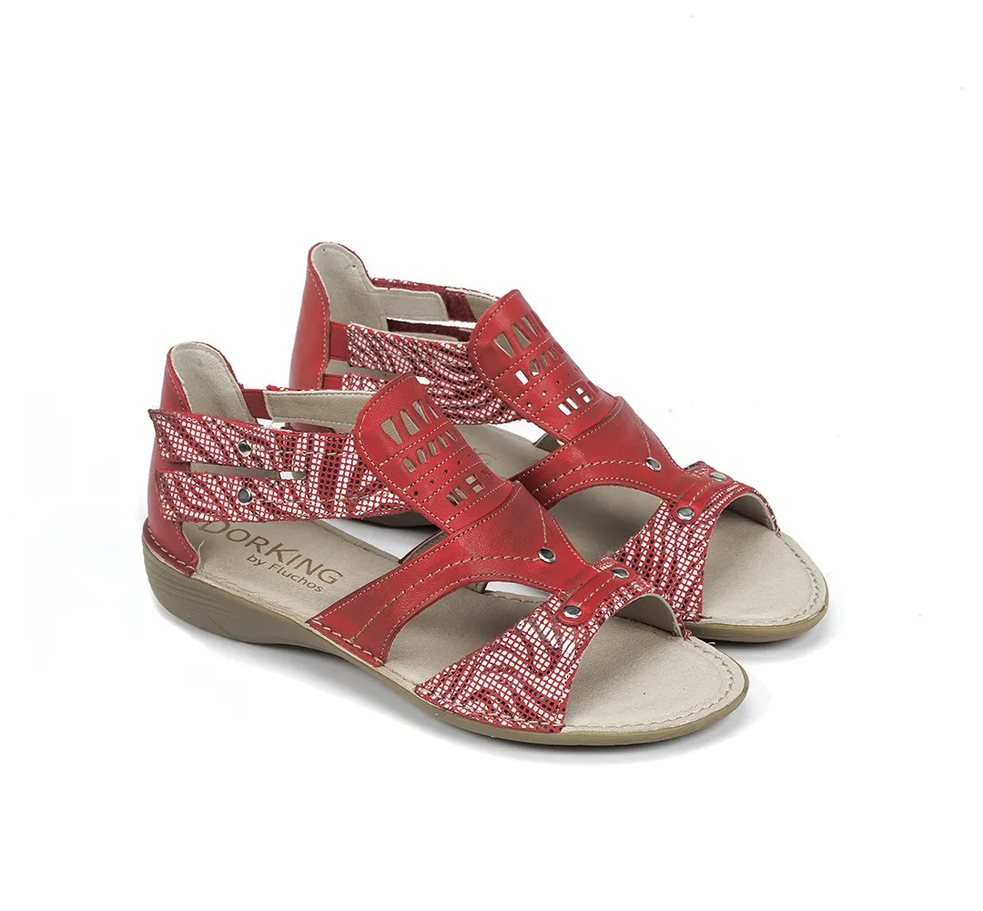 ODA D6769 Sandalia Roja
