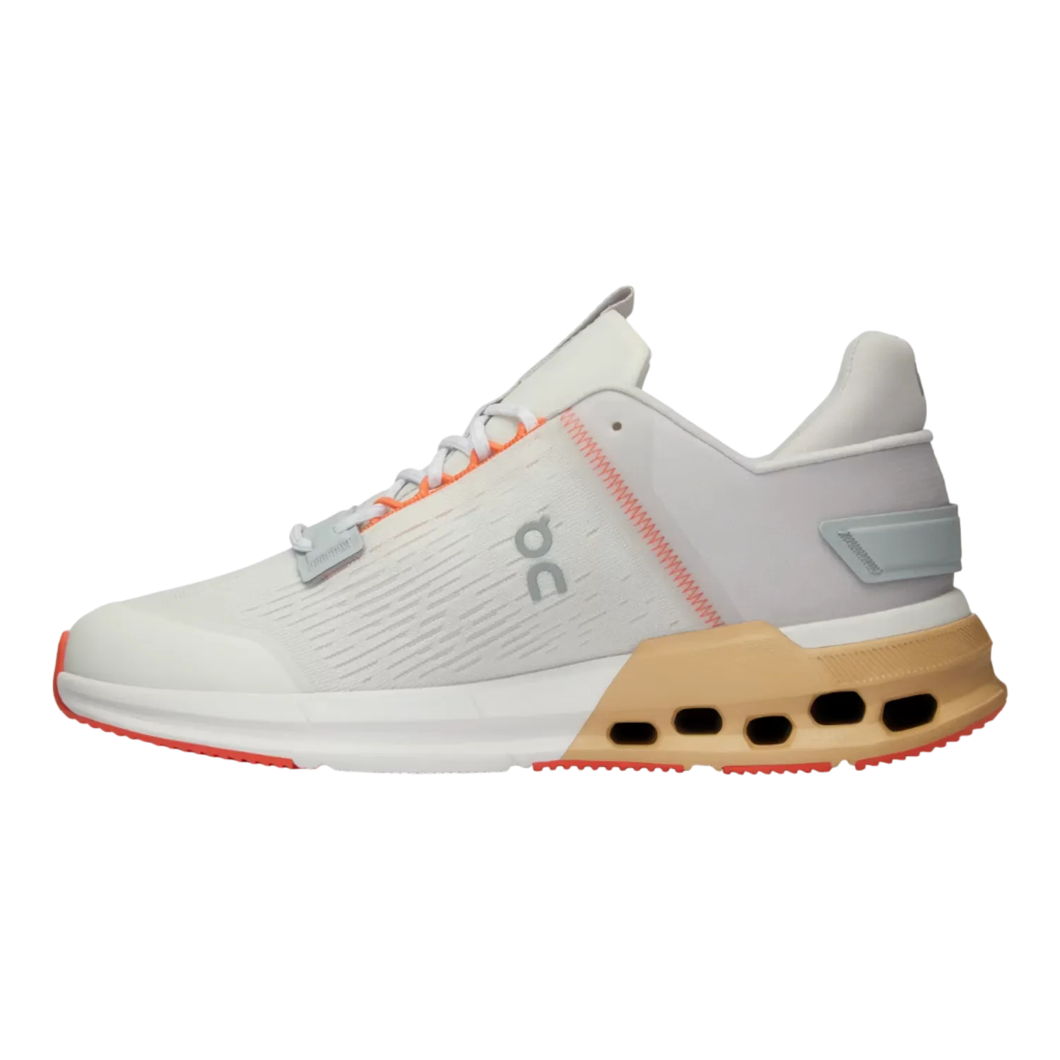 ON SHOES CLOUDNOVA FLUX UNDYEDWHITE/SAVANNAH FOR WOMEN 3WD10382269