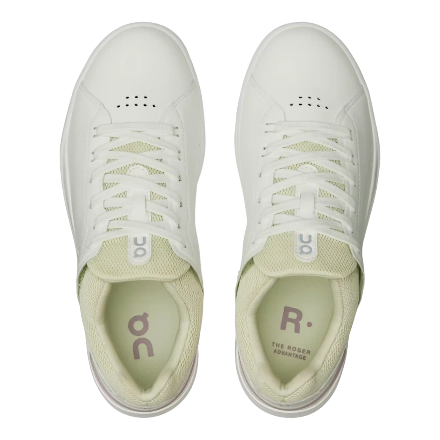 On The Roger Advantage White/Mauve for Women 3WD10652234