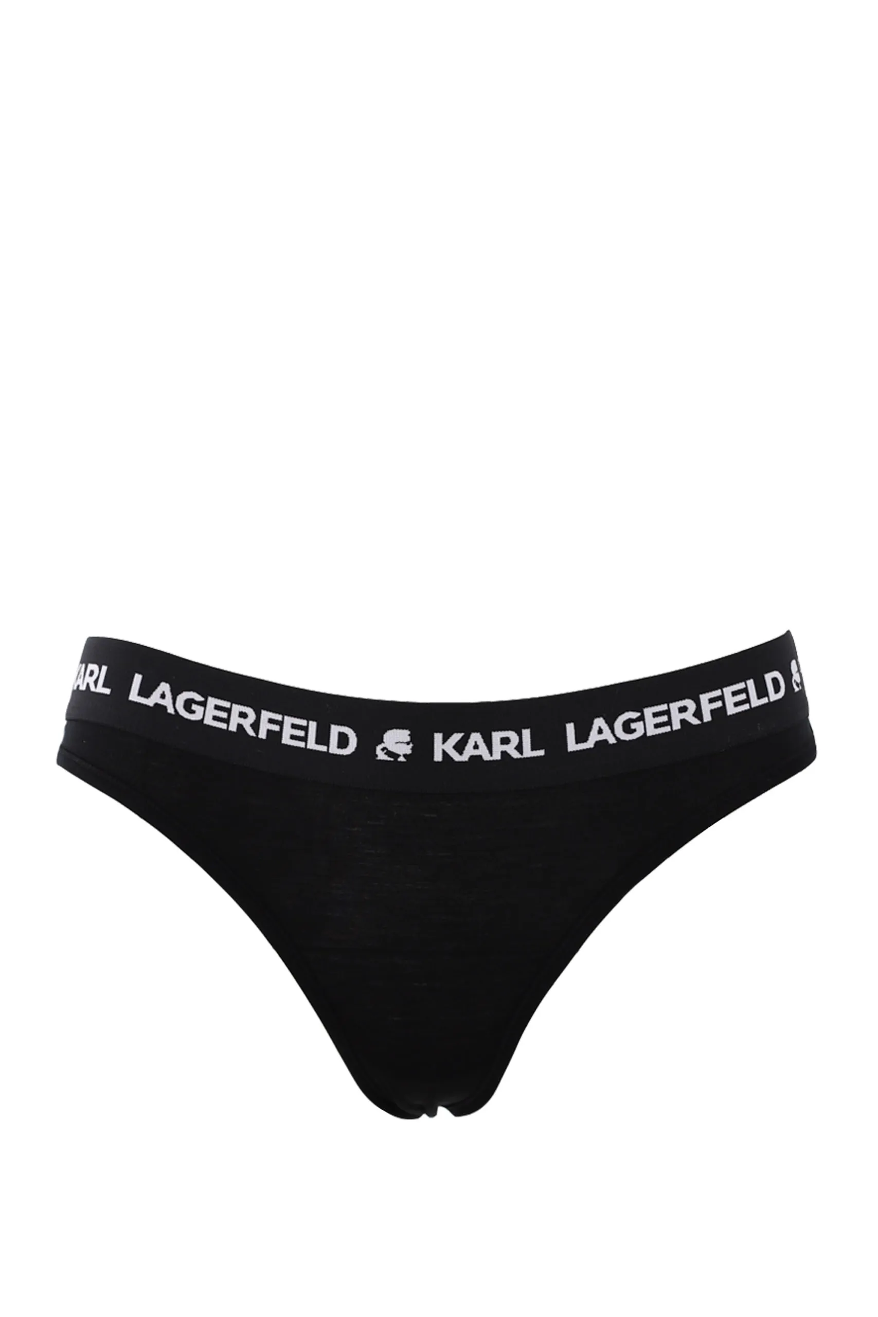 Pack de dos tangas negras con logotipo