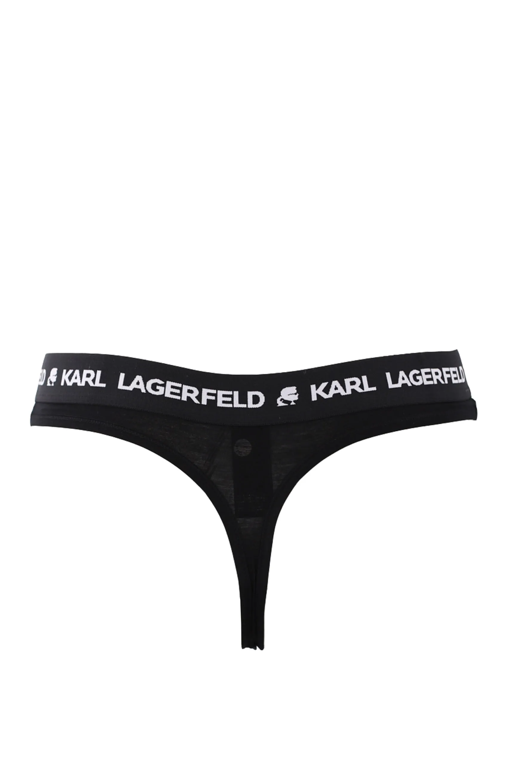 Pack de dos tangas negras con logotipo