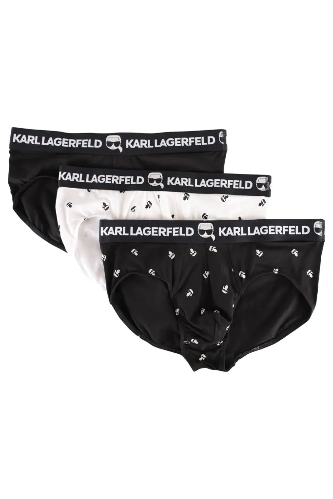 Pack de tres calzoncillos multicolor con logo