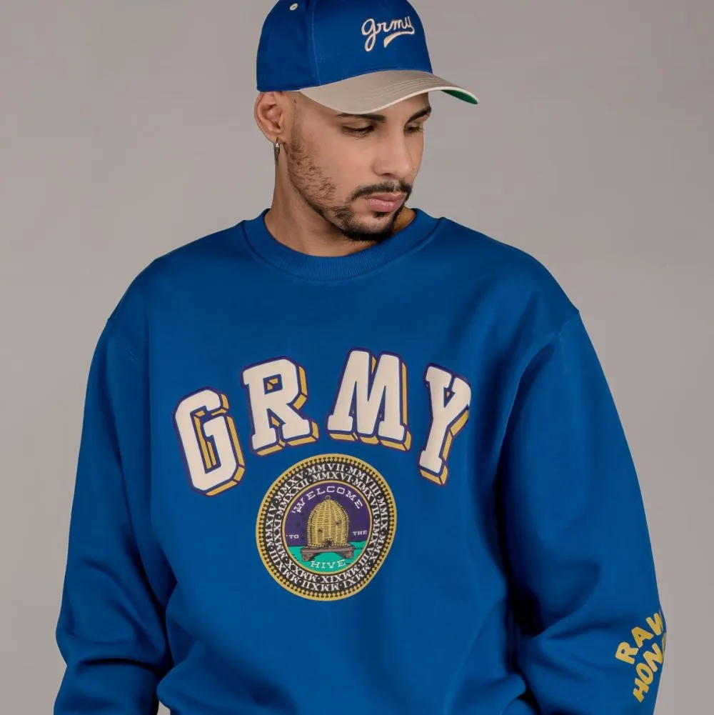 PACK GRIMEY PANT + CREWNECK "HIVE" HEAVYWEIGHT  BLUE | FALL 22