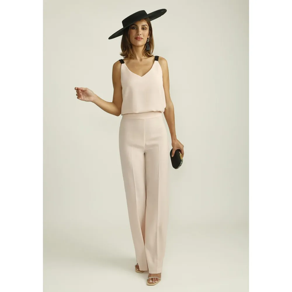 Pantalón ALBA CONDE ancho rosa