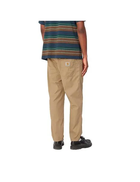 Pantalón carhartt wip abbott beige de hombre