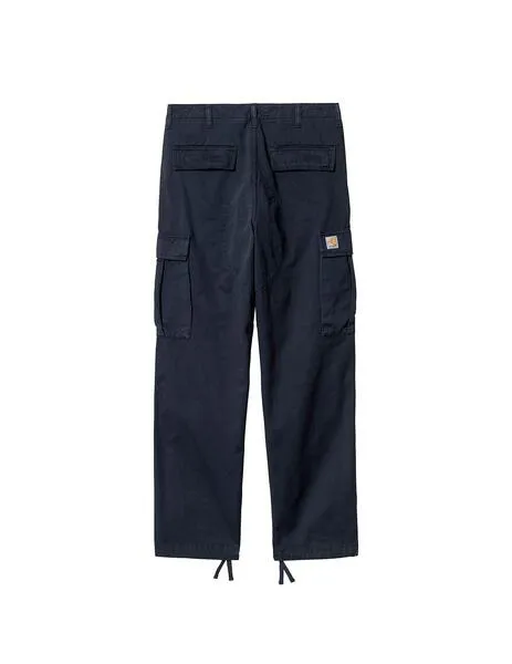 Pantalón carhartt wip regular cargo marino de hombre