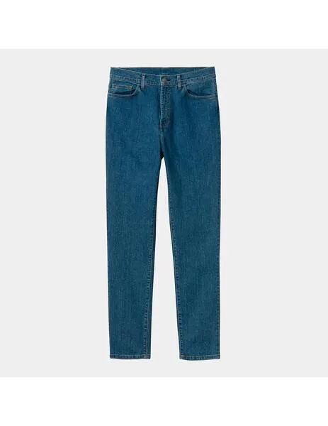 Pantalón carhartt wip revolt blue stone bleached para hombre