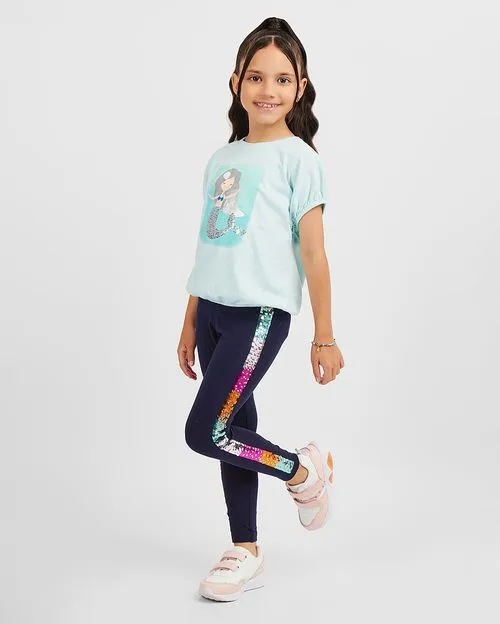 Pantalón Niña Alina Azul Atlántico