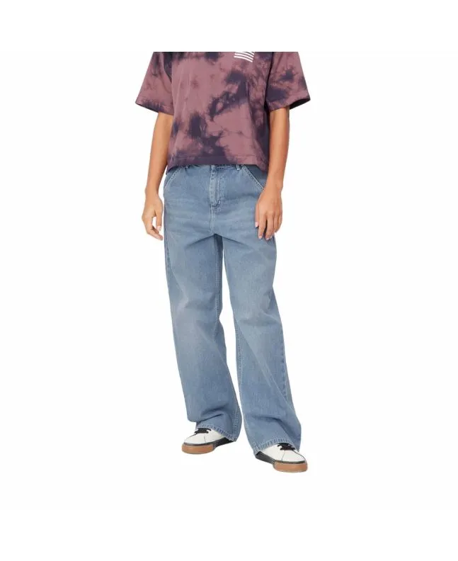 Pantalón Vaquero Carhartt WIP W' Simple Pant Azul (Light True Washed)