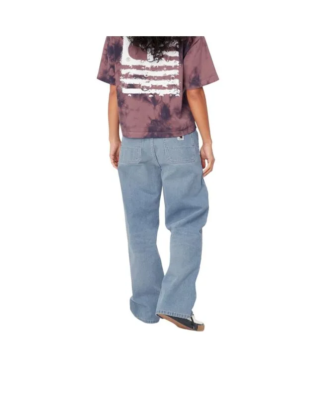 Pantalón Vaquero Carhartt WIP W' Simple Pant Azul (Light True Washed)