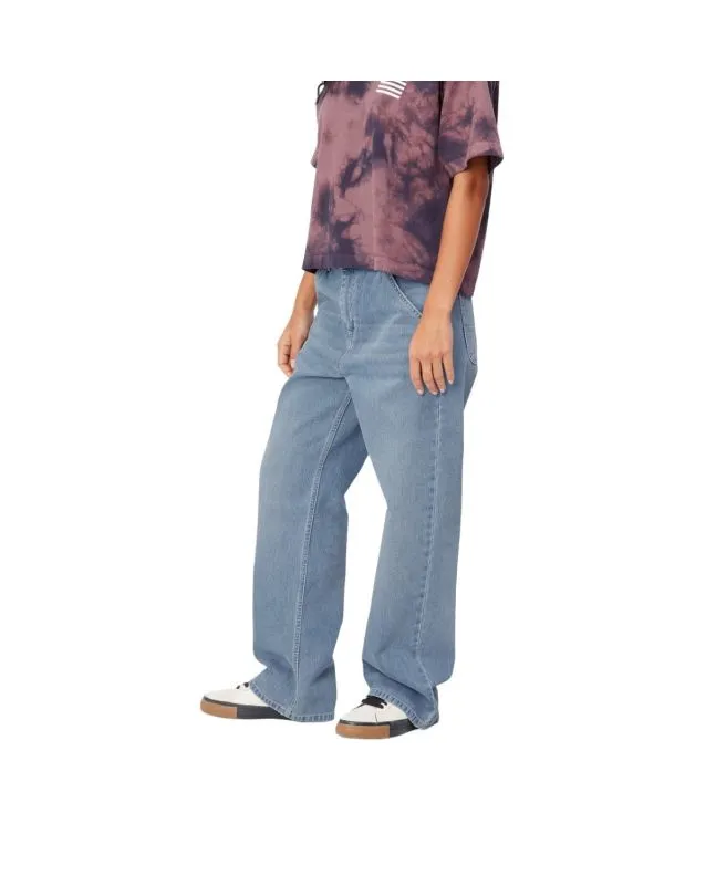 Pantalón Vaquero Carhartt WIP W' Simple Pant Azul (Light True Washed)