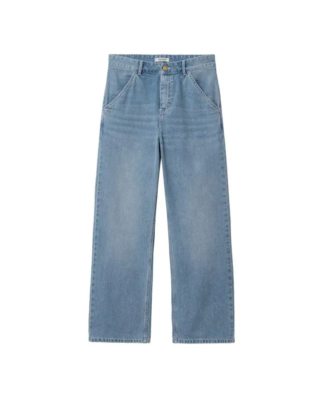 Pantalón Vaquero Carhartt WIP W' Simple Pant Azul (Light True Washed)