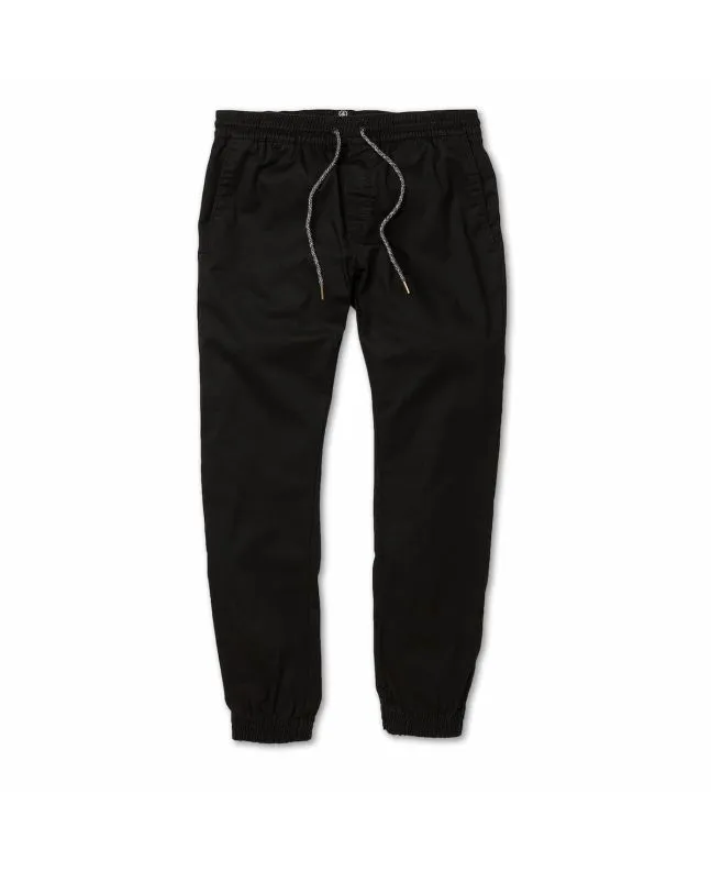 Pantalón Volcom Frickin Slim Tapered Jogger Negro 