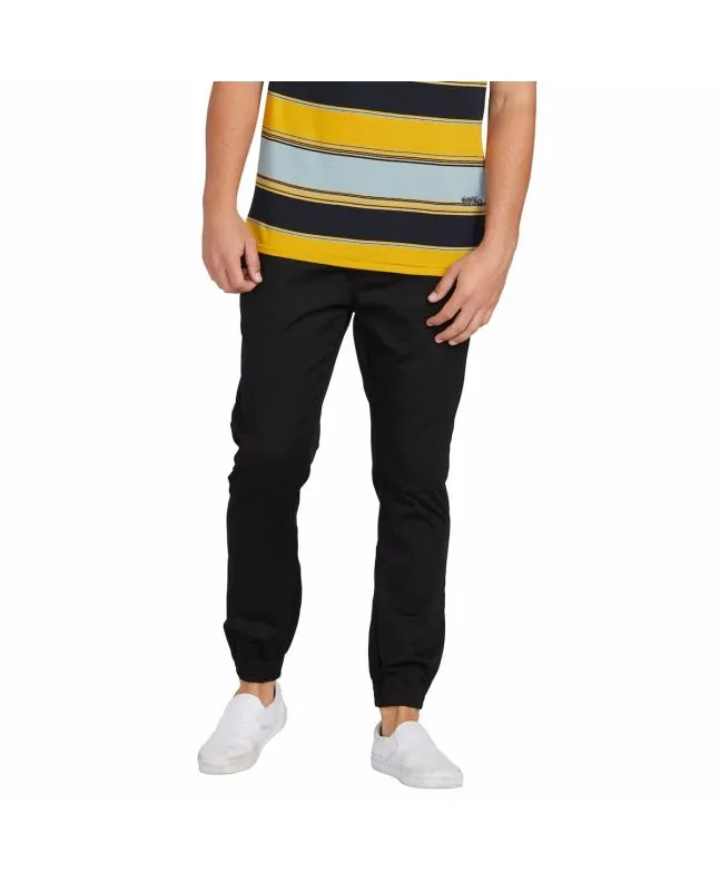 Pantalón Volcom Frickin Slim Tapered Jogger Negro 