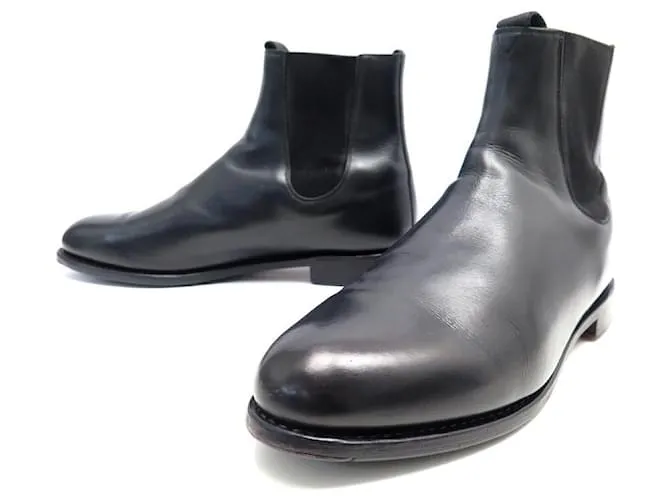Paraboot BOTAS PARA BOTAS 73503 45 BOTAS CHELSEA DE PIEL NEGRAS Negro 