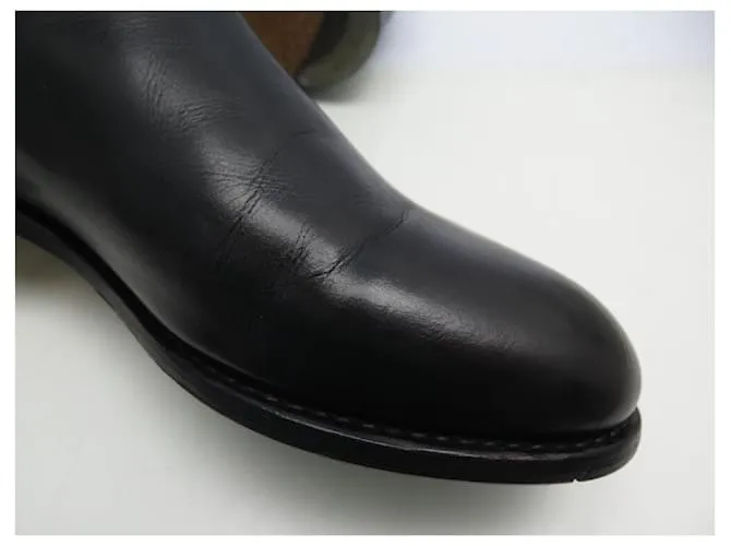 Paraboot BOTAS PARA BOTAS 73503 45 BOTAS CHELSEA DE PIEL NEGRAS Negro 
