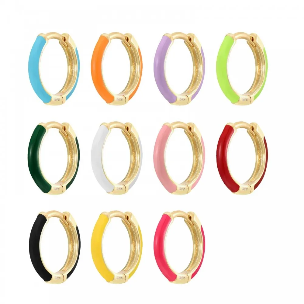 Pendiente Aro Azar Oro (11 Colores)