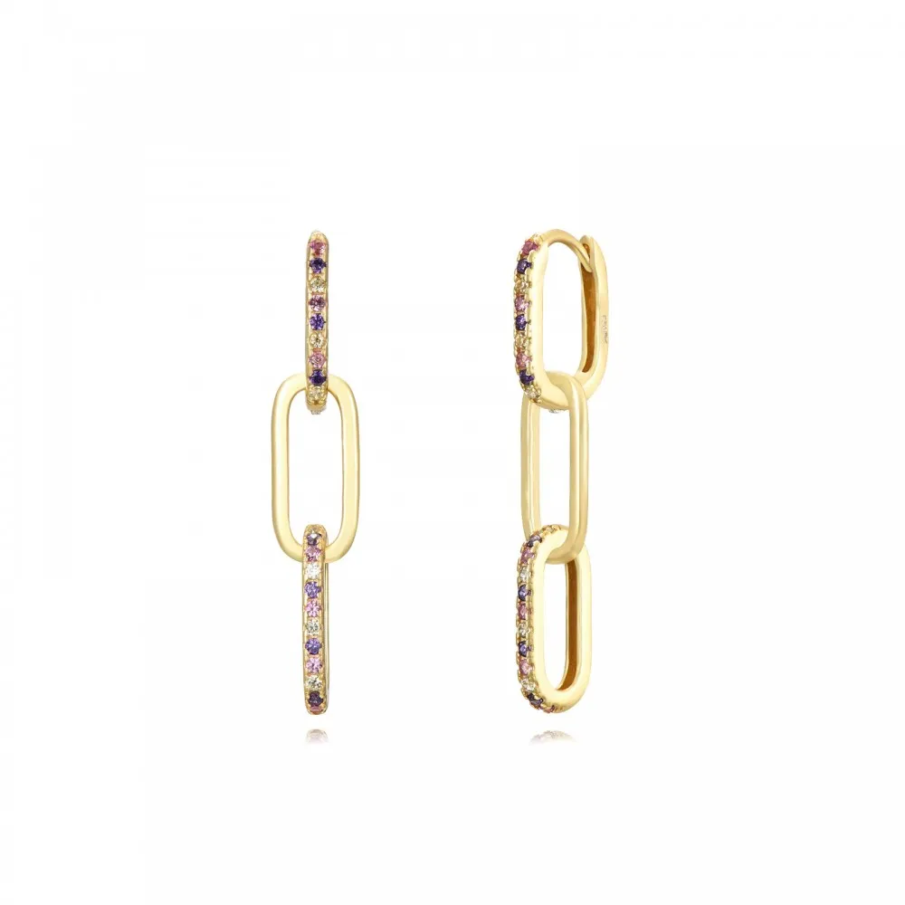 Pendiente Marais Links Oro