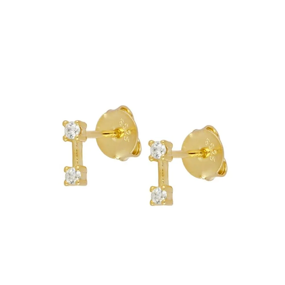 Pendiente Tube Oro