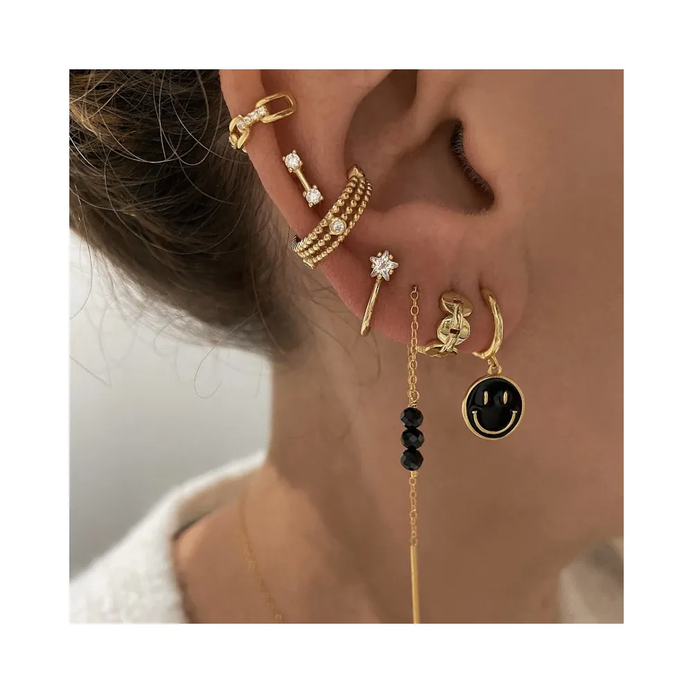 Pendiente Tube Oro