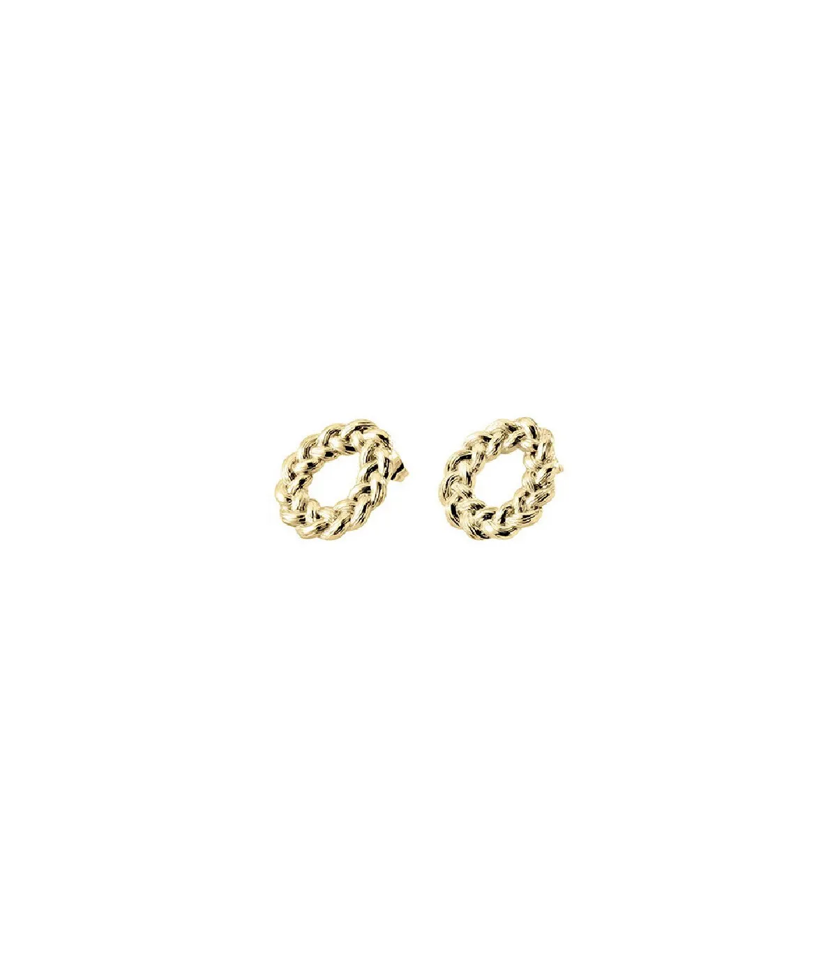 PENDIENTES COLGANTES AGATHA PARIS TRESEE BAñO ORO  2380580157TU