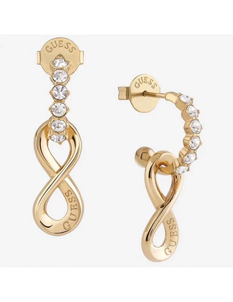 Pendientes Guess Endless Dream Acero Dorado Infinito