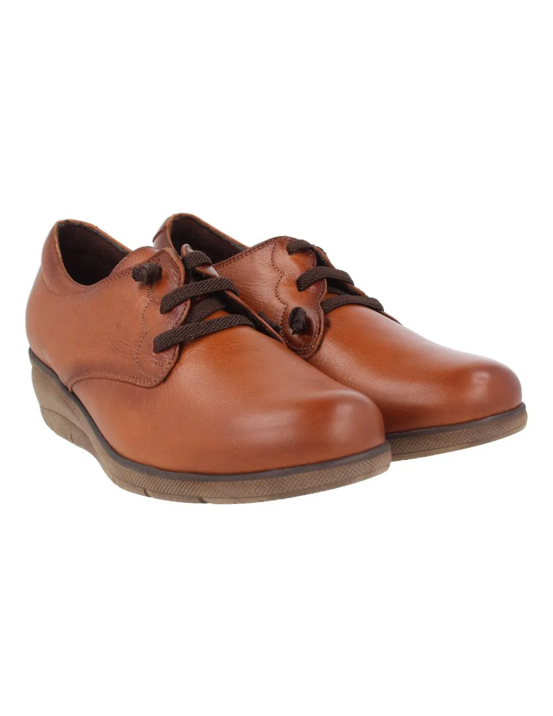 PEPE MENARGUES  ZAPATO ANCHO ESPECIAL CORDONES CUERO 2022