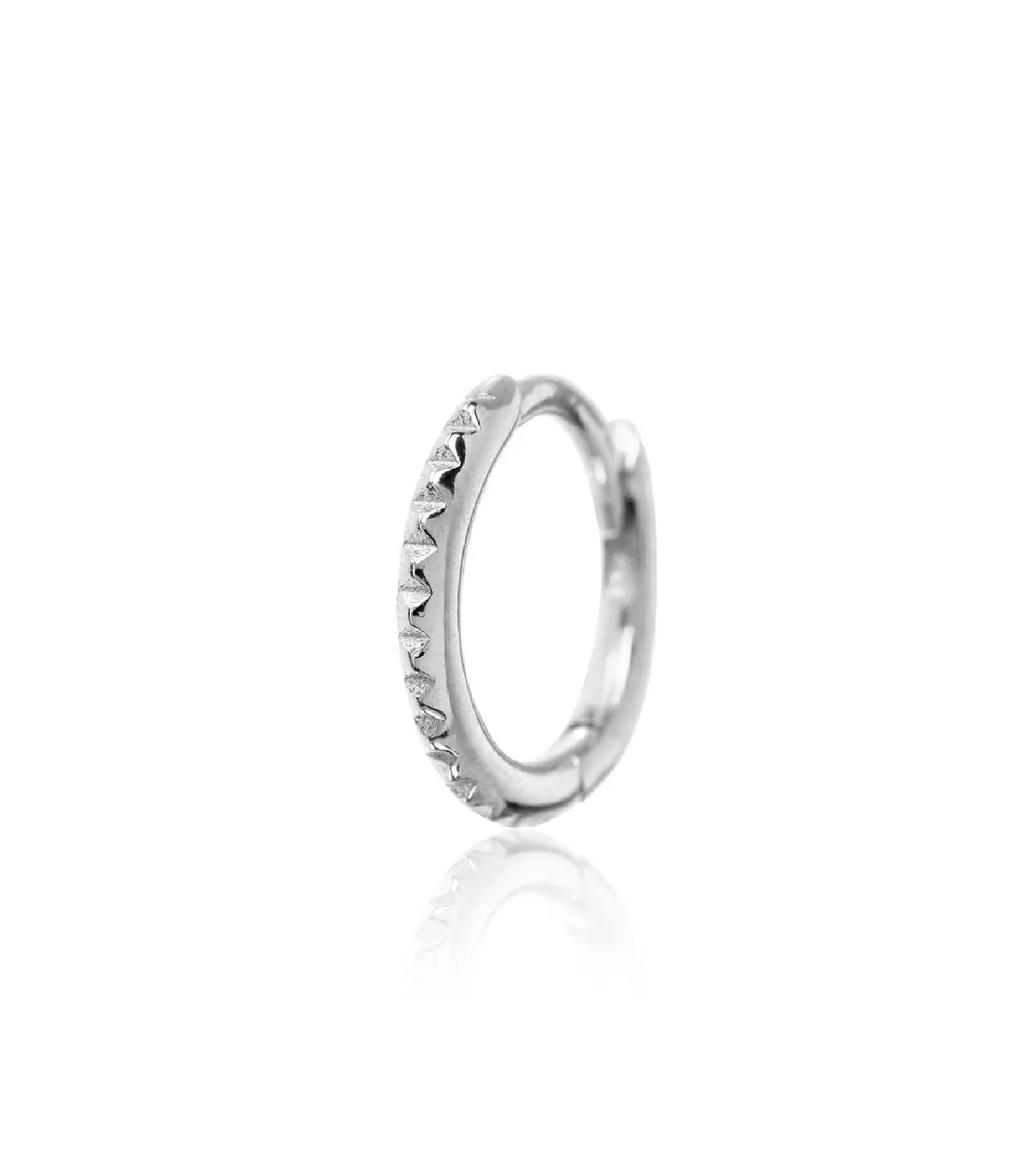 PIERCING AGATHA ARO DENTADO PLATA  2320754050TU