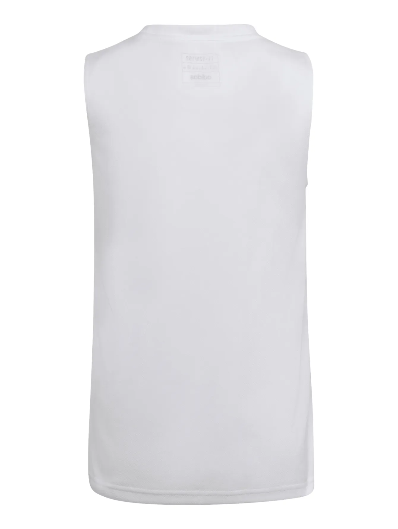 Playera Adidas Logo Blanco Para Niña