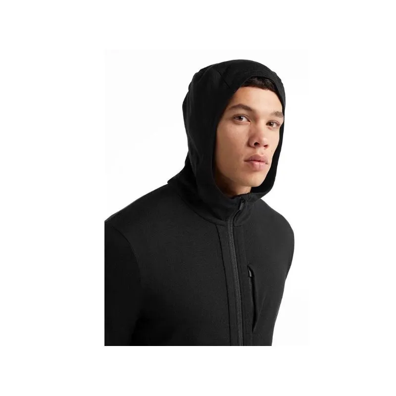 Polar para hombre Icebreaker Quantum III Ls Zip (Black)